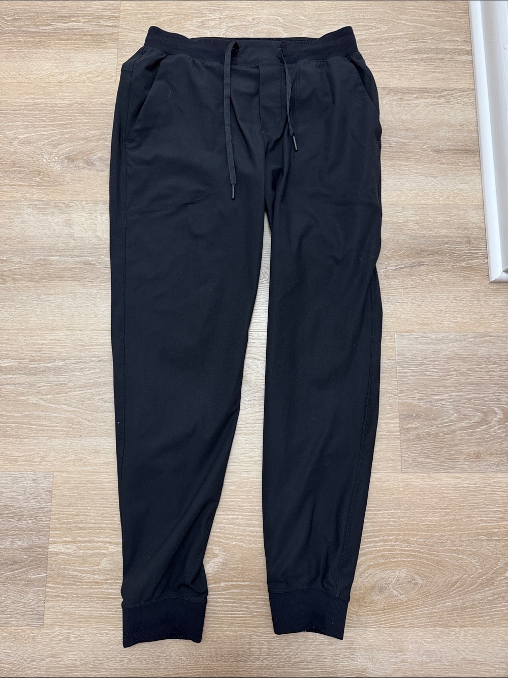 Lululemon size Small Men's Black Jogger Pants - Casual Drawstring Trousers